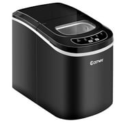 Barara King Ice Makers, Ice Making Ice Maker Machine,Mini Portable Compact Electric Ice Maker Machine-Black